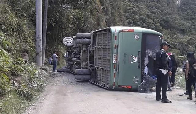 Cusco: ocho heridos dejó accidente en Machu Picchu