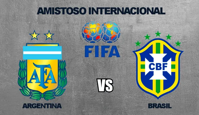 Argentina vs. Brasil EN VIVO en amistoso internacional de fecha FIFA