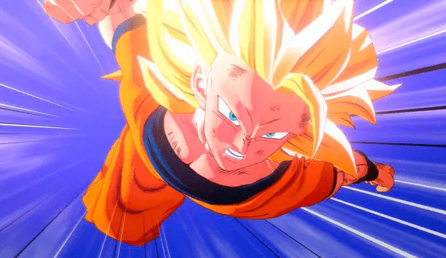 Goku se transforma en Super Saiyajin 3 para derrotar a Majin Boo.