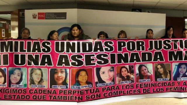 Familias Unidas por Justicia. Créditos: Gobierno del Perú.