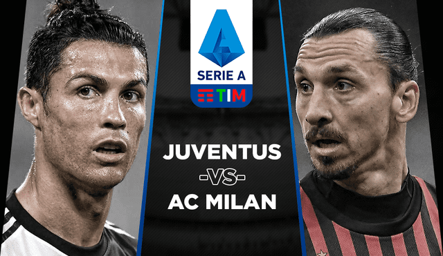 Juventus vs. Milan por la Serie A de Italia desde el San Siro.