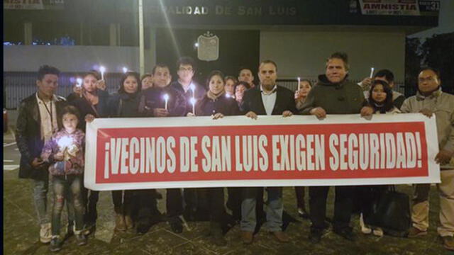 San Luis: protestan por la inseguridad ciudadana