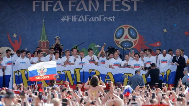 Rusia recibió homenaje por su gran desempeño en el Mundial [VIDEO]