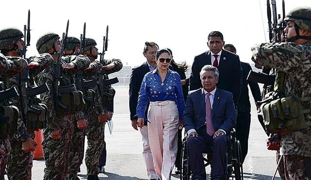 Presidente de Ecuador llegó a Trujillo para XI Gabinete Binacional