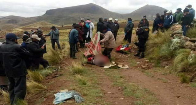Tormenta eléctrica mata a pareja de esposos en Puno