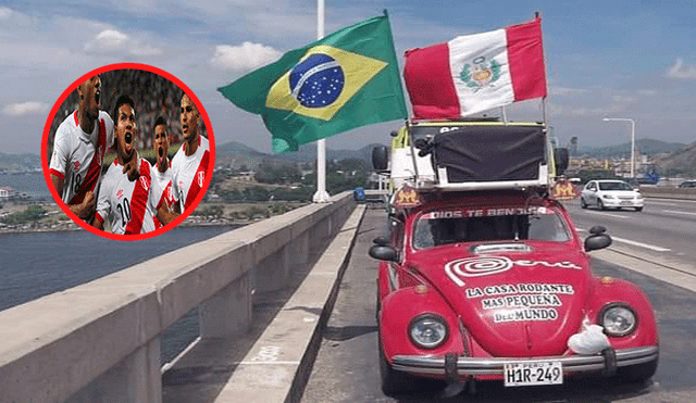 Facebook: Peruano viajará por su selección en "La casa rodante más pequeña del mundo" hasta Brasil [VIDEO]