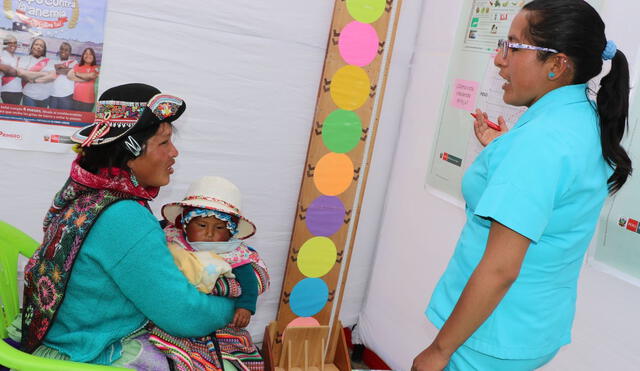  Diresa Huancavelica realiza jornada contra la anemia en Churcampa