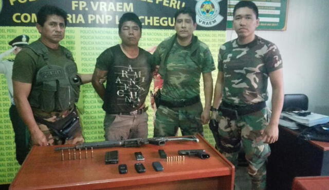 VRAEM: Fuerzas combinadas capturan a presunto sicario del narcotráfico [VIDEO]