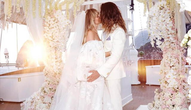 Heidi Klum y Tom Kaulitz se casan por segunda vez en exclusivo y lujoso yate