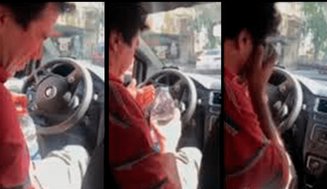 Facebook viral: Iracundo hombre invitó a taxista a pelear, pero le tiró gas pimienta [VIDEO]