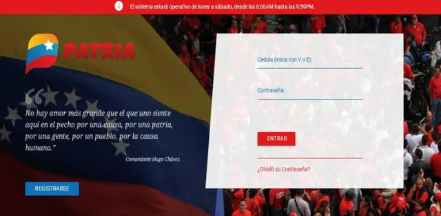Plataforma Patria - Venezuela