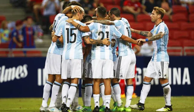 Argentina, sin Messi, goleó 6-0 a Singapur en partido amistoso por fecha FIFA