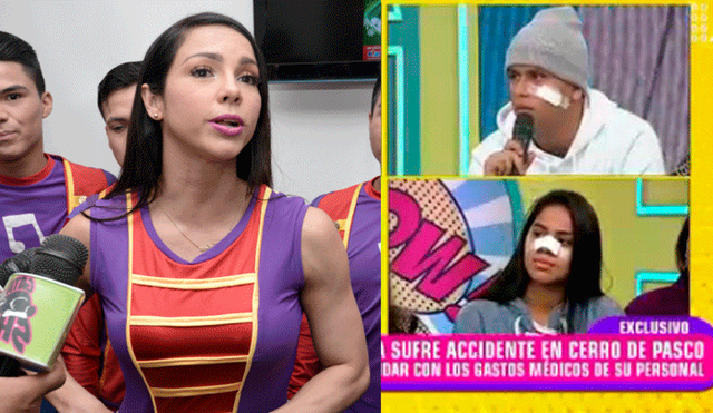 Paloma Fiuza se pronuncia luego de accidente vehicular que sufrió su elenco de baile [VIDEO]
