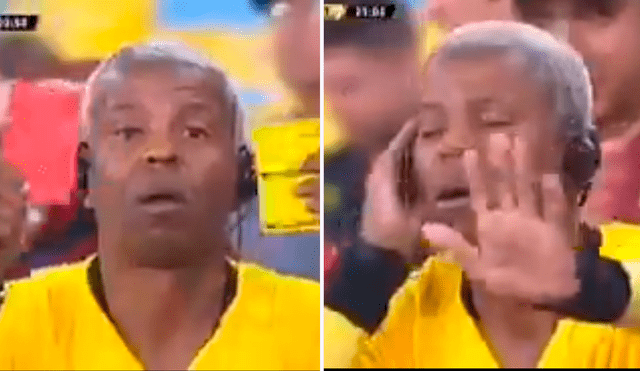 Copa Libertadores 2019: hincha se disfraza de árbitro y se roba el show en el Internacional vs. Flamengo.