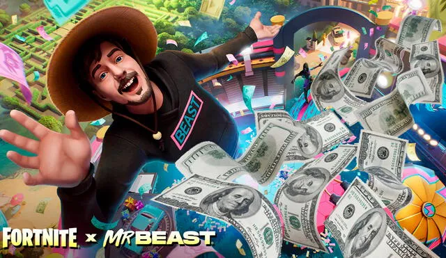 El youtuber ofrecerá un monto millonario. Foto: Composición LR / Epic Games