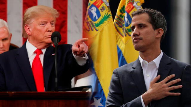 Donald Trump recibirá a Juan Guaidó en la Casa Blanca este miércoles. Foto: composición