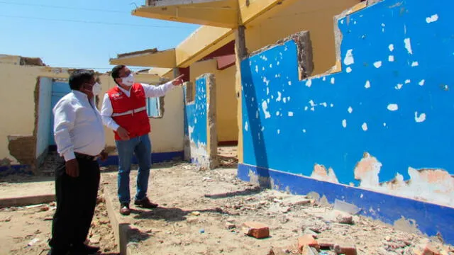 Reconstruirán colegio de Sasape en Íllimo