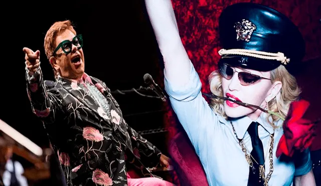 Elton John tilda de “grosera” a Madonna por desmerecer trabajo de Lady Gaga