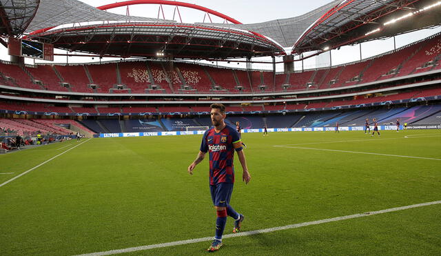El futuro de Lionel Messi es incierto y no se sabe si continuará en el Barcelona. Foto: AFP