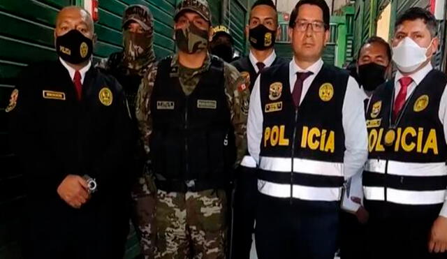 Coronel PNP Wilson Sánchez Sánchez es el segundo desde la derecha. Foto: Cortesía