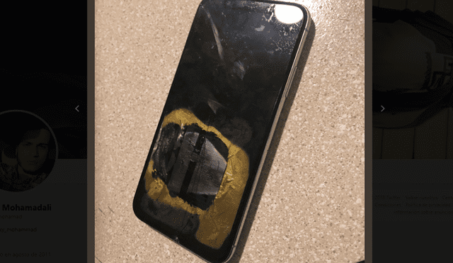 iPhone X: celular de Apple explotó cuando su sistema operativo se actualizaba [FOTOS]