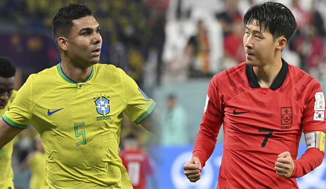 Brasil vs. Corea del Sur: los equipos se miden por octavos de final del Mundial Qatar 2022. Foto: composición de La República/AFP
