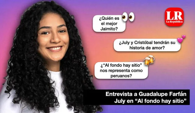 Guadalupe Farfán llegó a "Al fondo hay sitio" en los primeros capítulos de la temporada 9. Ahora, es uno de los personajes favoritos de la serie peruana. Foto: composición LR/Instagram/Guadalupe Farfán