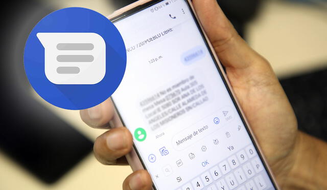 Necesitas la app Mensajes de Google que viene preinstalada en casi todos los Android. Foto: Radio Tacna