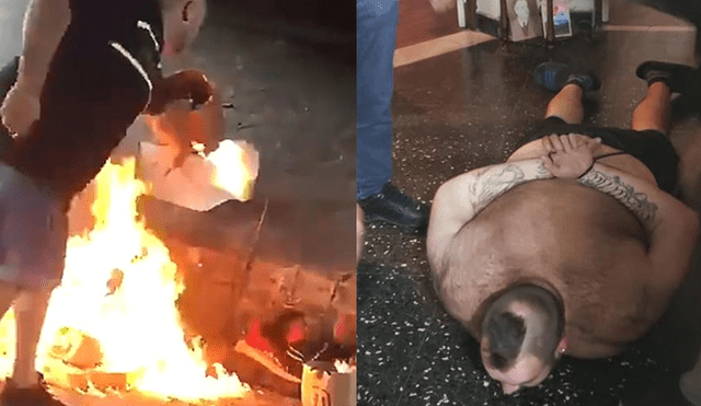 Sujeto indigna a la sociedad argentina al prender fuego a 2 indigentes mientras dormían [VIDEO]