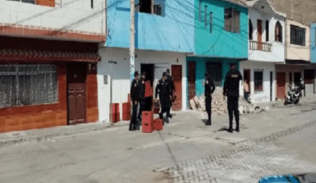 una vivienda ubicada en el pueblo joven Pueblo Libre, en la ciudad de Chimbote.