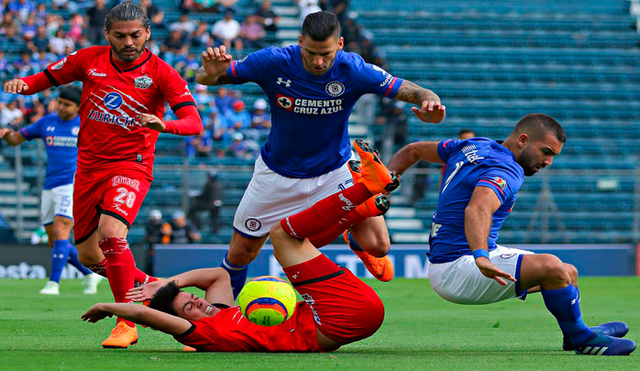 Cruz Azul derrotó 1 a 0 a Lobos BUAP por la Liga MX
