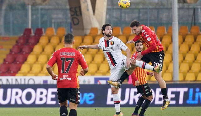 En el Estadio Ciro Vigorito se enfrentan Benevento vs. Genoa. Foto: EFE