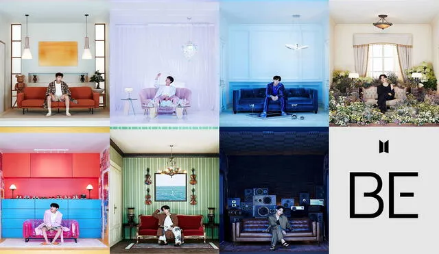 Portadas individuales de los miembros de BTS para el álbum BE. Foto: composición LR / Big Hit