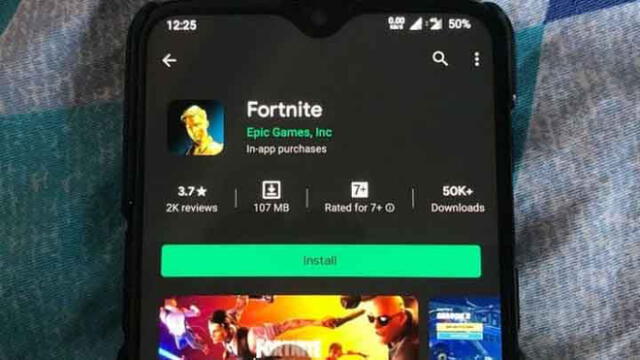 Fortnite también es sacado de la Play Store.