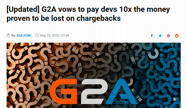 En un anuncio oficial, se comprometieron a pagar 10 veces lo perdido a los desarrolladores que comprueben que sus juegos fueron vendidos con llaves robadas.