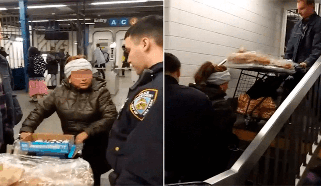 Indignación por discriminación policial contra una vendedora de churros del metro [VIDEO]