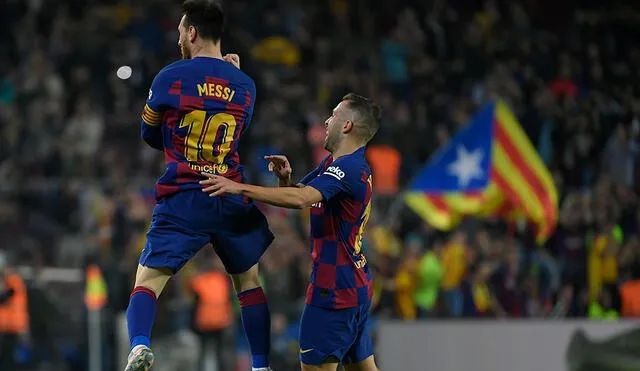 Messi marcó el tercer tanto del FC Barcelona. (Créditos: AFP)