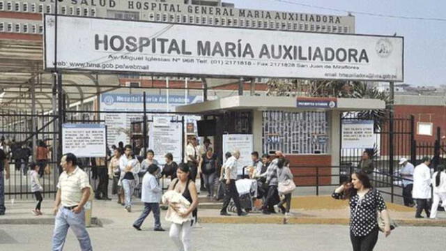 Hospital María Auxiliadora. Créditos: La República.