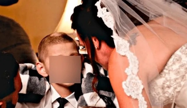 Facebook: niño con cáncer cumple sueño de llevar a su madre al altar y muere a los 5 días