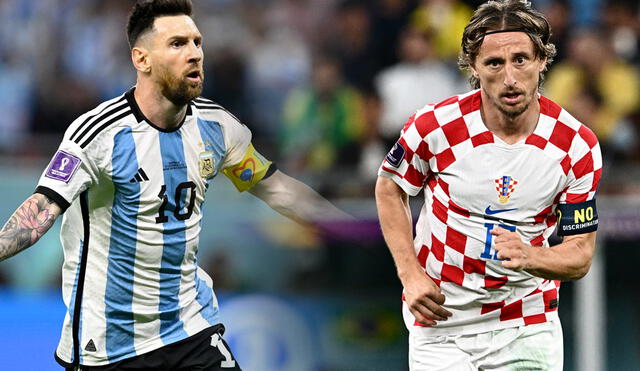 Croacia venció a Argentina en Rusia 2018. Foto: composición LR/AFP