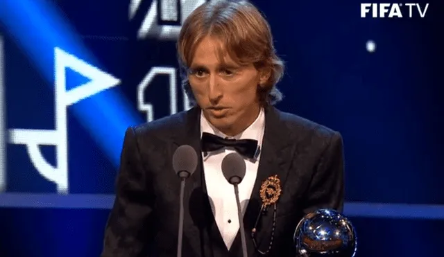 Luka Modric gana el premio al 'Mejor Jugador del Año' de la FIFA