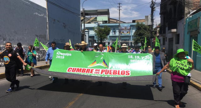Arequipa: pobladores del Sur realizan marcha por una minería responsable