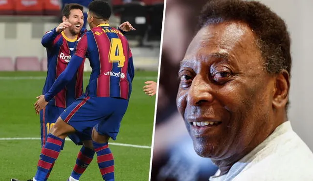 Messi y Pelé registran 643 goles con un mismo club: Barcelona y Santos, respectivamente. Foto: composición/AFP