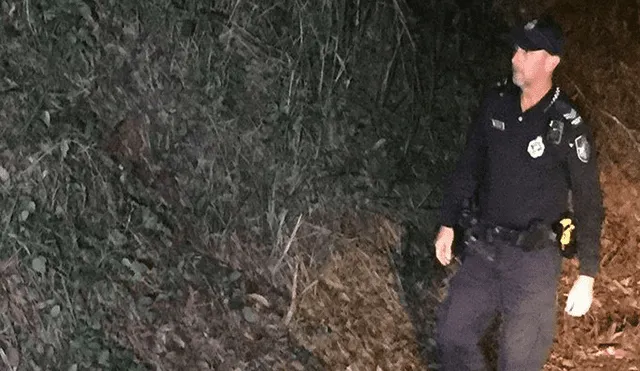 Facebook: policías salen a patrullar y se topan con un “monstruo” aterrador [FOTO]