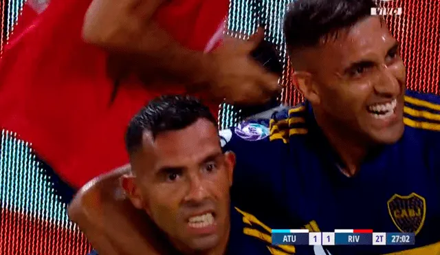 Carlos Tevez marcó un golazo y le está dando el título de la Superliga Argentina a Boca Juniors. | Foto: Fox Sports