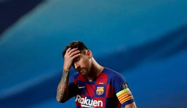 Lionel Messi busca salir del FC Barcelona luego de la derrota ante el Bayern Münich. Foto: EFE