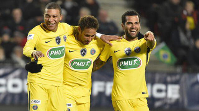 PSG goleó 6 a 1 al Rennes y clasificó a la siguiente ronda de la Copa de Francia