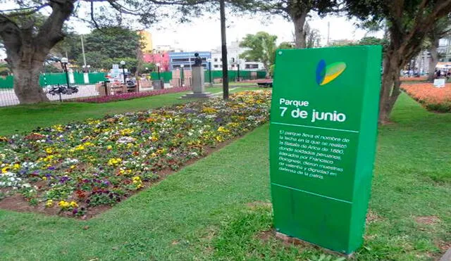 Municipio de Miraflores invitó a las familias a disfrutar del espacio público cumpliendo las medidas sanitarias. Foto: difusión