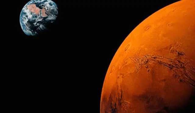 Marte habría albergado vida antes que la Tierra. Foto: Difusión