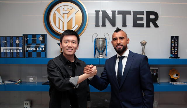 El Inter de Milán será el segundo club italiano de Arturo Vidal tras jugar en Juventus. Foto: Inter.
